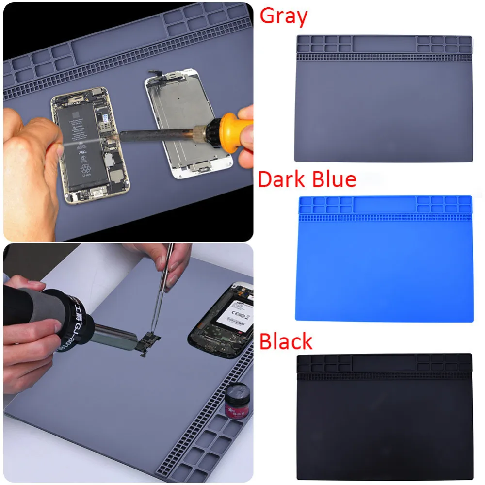30 x 20 cm HKCB Design Heat Insulation Silicone Pad Electrical BGA Soldering Repair Station Maintenance Platform 30 x 20 cm HKCB Design Heat Insulation Silicone Pad Electrical BGA Soldering Repair Station Maintenance Platform