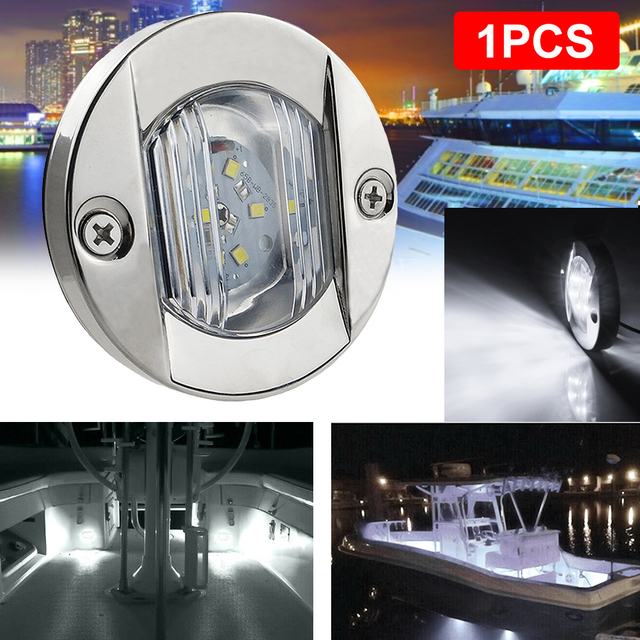 Marine Tail Light LED Round Cold LED Taillights DC 24V Boat Transom LED Stern Light Yacht Accessories Waterproof