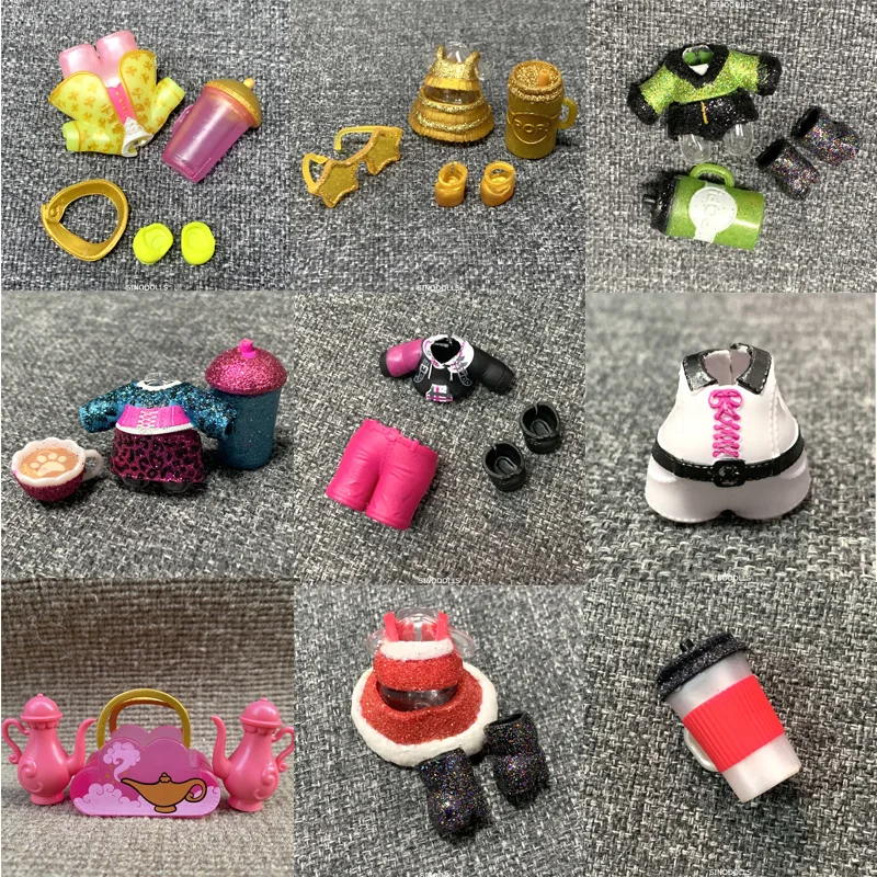 Original L.O.L Doll Dresses Clothes Accessorries For Winter Disco Series Doll  l.o.l accessories on sale Doll Limited Collection