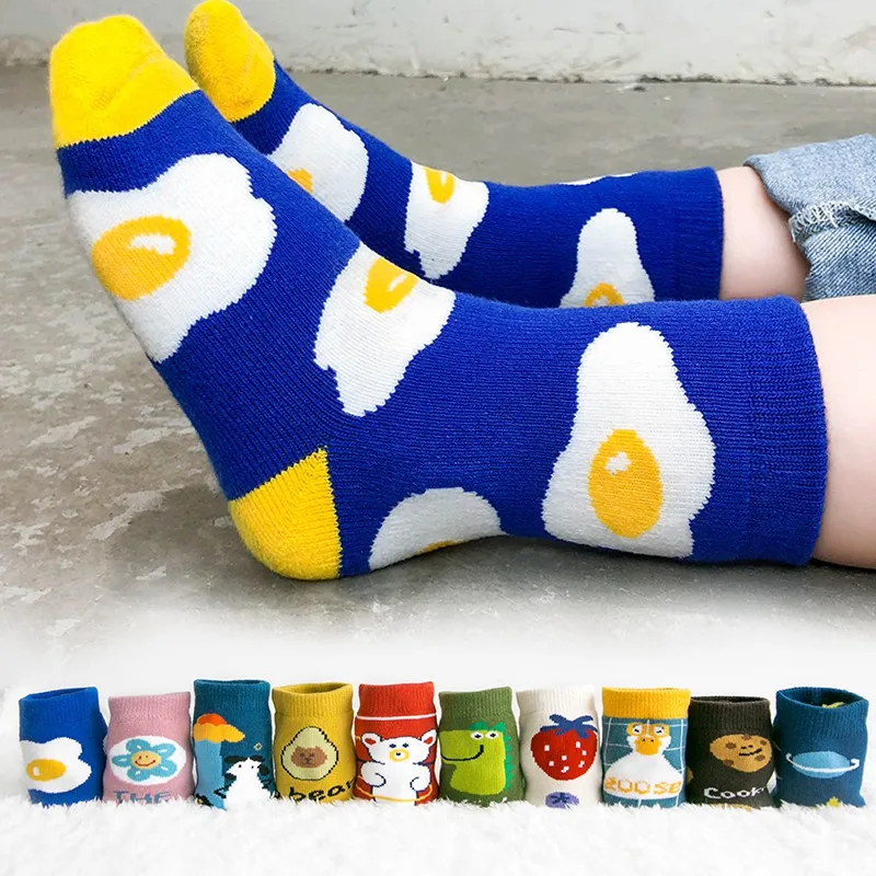 Забавные милые носки для мальчиков и девочек ясельного возраста, модные разноцветные новые мягкие милые дышащие хлопковые носки
