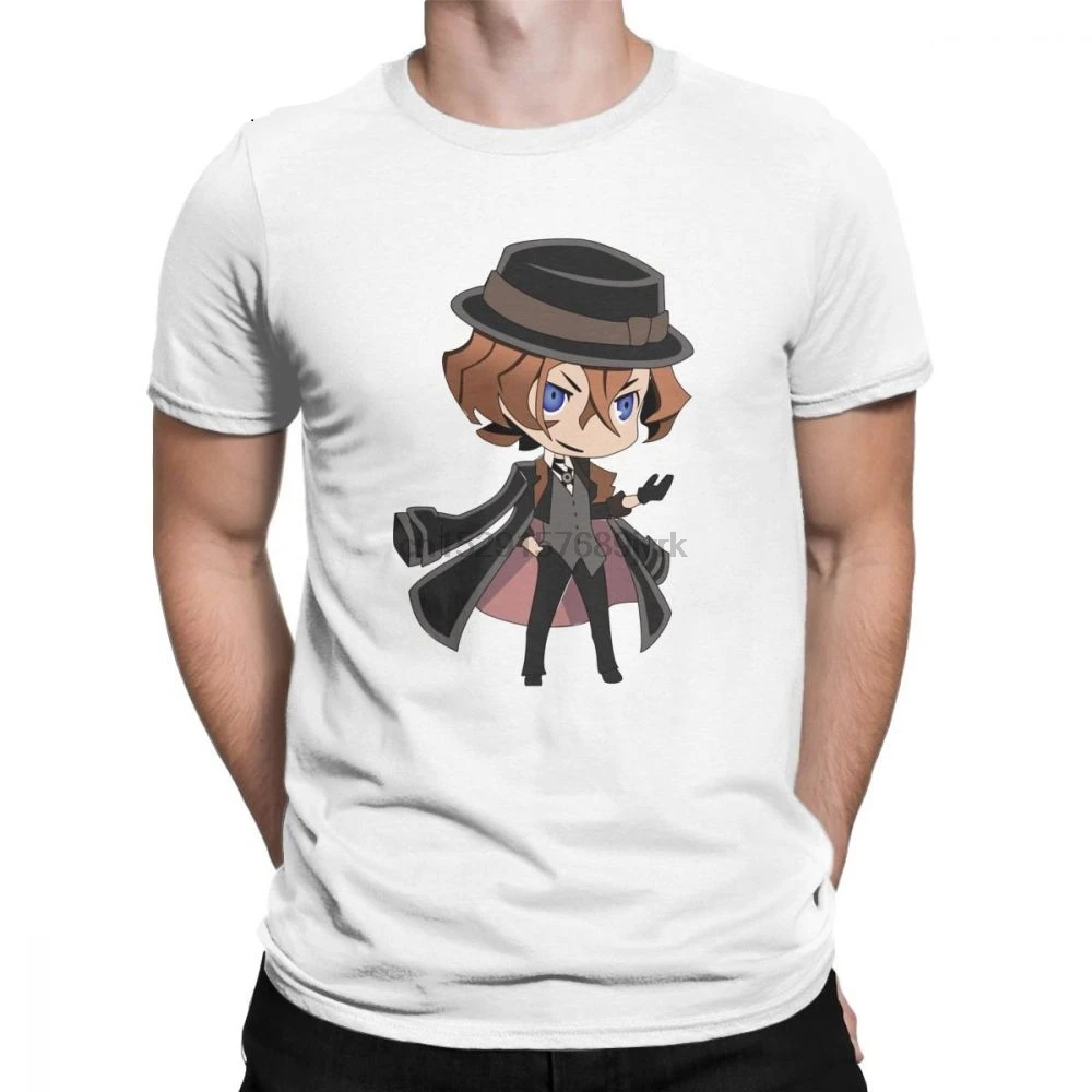 Мужские Chibi Chuuya Godzilla футболки хлопковые топы 2019 мод с коротким рукавом округлым