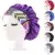 2020 New Hot Fashion Women Satin Night Sleep Cap Hair Bonnet Hat Silk Head Cover Print Широкая резинка