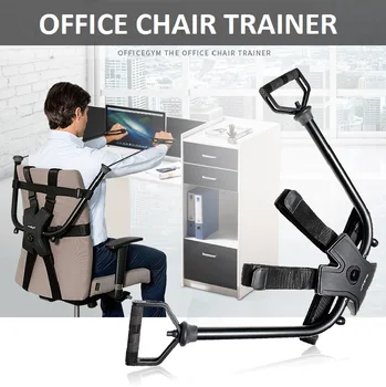 

Office Chair Pull Up Resistance Bands Exerciser Home Gym Back Stretching Chair Pull Up Exerciser Tubes Adjustable Black
