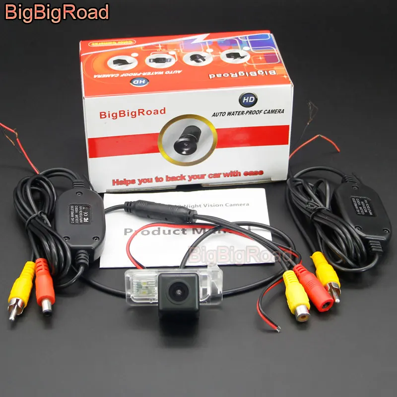 Wireless-N BigBigRoad для Great Wall Haval H2 H6 H7/H6 Coupe автомобиля беспроводной заднего вида парковочная камера HD цветное изображение водонепроницаемый - Название цвета: Wireless-N