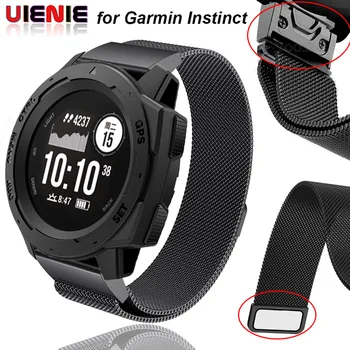 

Band for Garmin Instinct Milanese Strap Watchband for Fenix 6/5/5Plus/Forerunner 945 Smart Bracelet Replacement Wristband Correa