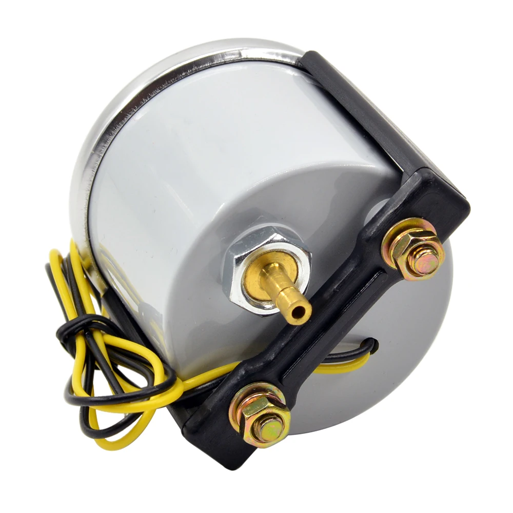 Round Earth 52mm Auto Car White Backllight Turbo Turbin Mechanical Boost Gauge Clocks Pressure -1~3 Bar Meter