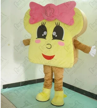 

bread mascot costumes toast costumes food breakfast mascot design