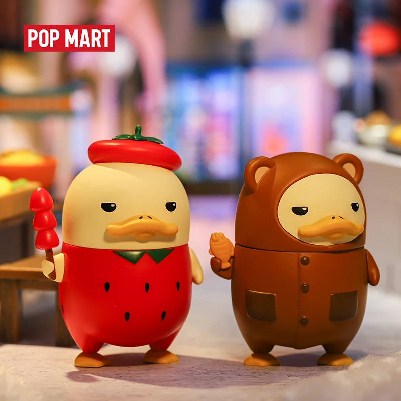 POPMART Duckoo зимняя фигурка утки глухая коробка Кукла бинарная подарок на день