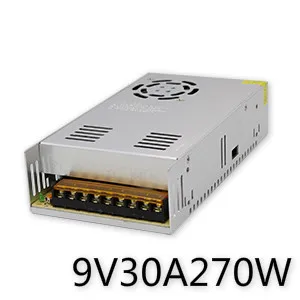 9V трансформатор освещения 18W 27W 45W 200W источник питания DC 220V TO 9V 2A 3A 5A 22A 30A источник питания для светодиодной лампы - Цвет: 9V 30A 270W