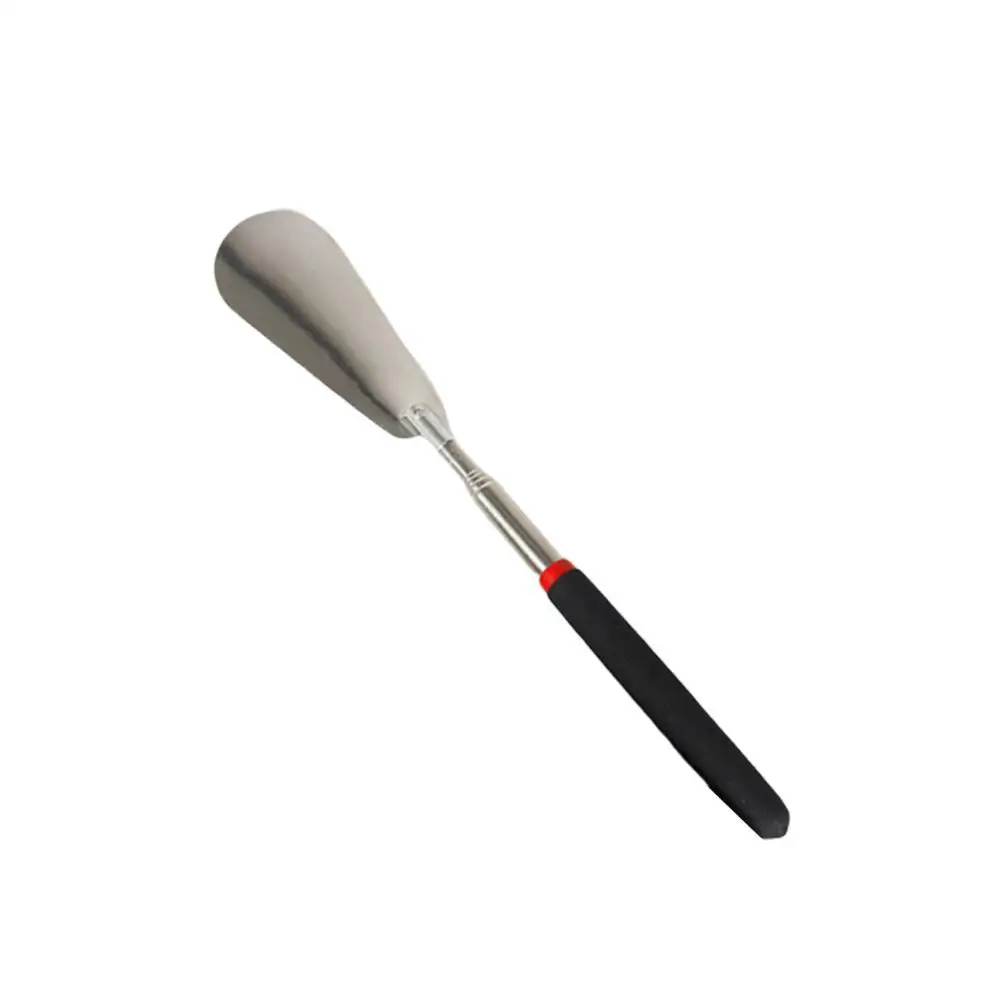 Shoe horn Гибкий Серебряный рожок для обуви из нержавеющей стали с длинной ручкой, профессиональный инструмент-ложка для обуви - Цвет: Shoe horn