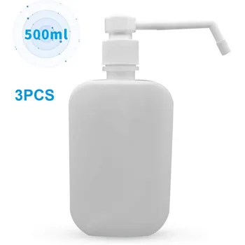 

3PCS Ultra-fine Spray Bottle 500ML Deodorant empty Bottle Rotary Nozzle Disinfection long-nosed pump hand sanitizer bottle A414