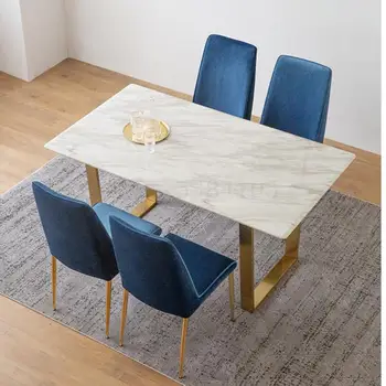 

Chair Modern Simple American Velvet Chair Creative Iron Dining Chair Light Luxury Home Designer Dining Chair Postmodern