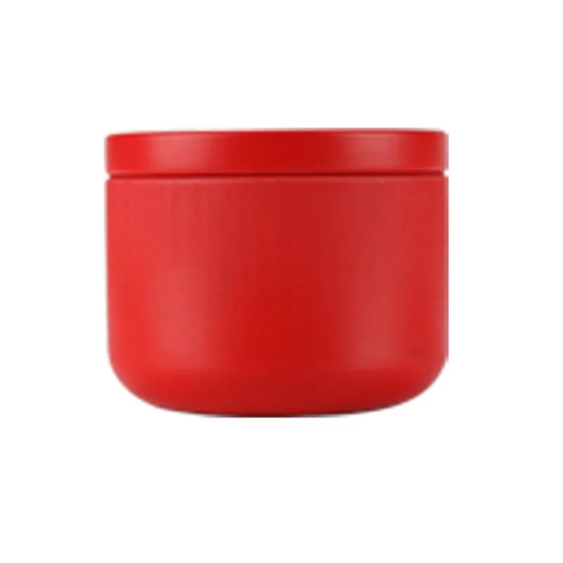 5 цветов, портативные чайные банки, толстый железный ящик для трав, герметичные банки, устойчивый к запаху контейнер для хранения специй, органайзер, коробка, кухонные гаджеты - Цвет: Red