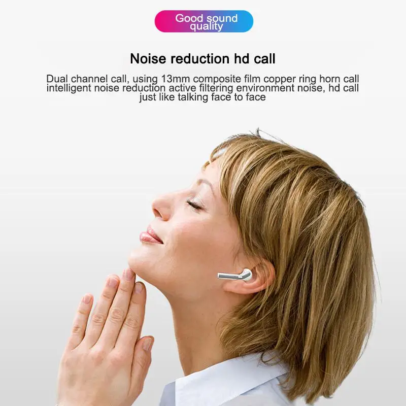 H17T TWS Wireless Earbuds Bluetooth Headset 5 0 Hi fi Sound True Wireless Stereo Earphone with 35Hrs Playback with Charging Case
