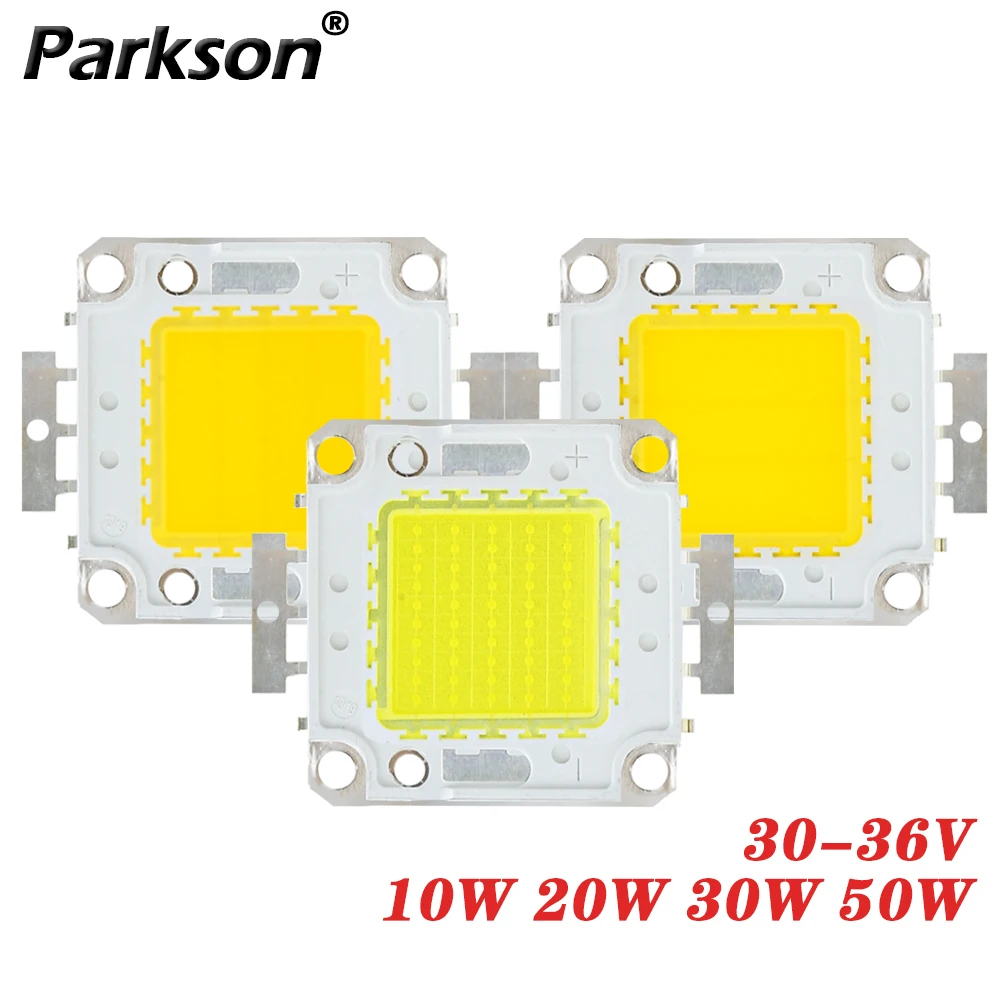 

LED Lamp COB LED Chip 30-36V 50W 30W 20W 10W For Floodlight Modules LED Spotlight Accessories DIY Matrix diodes