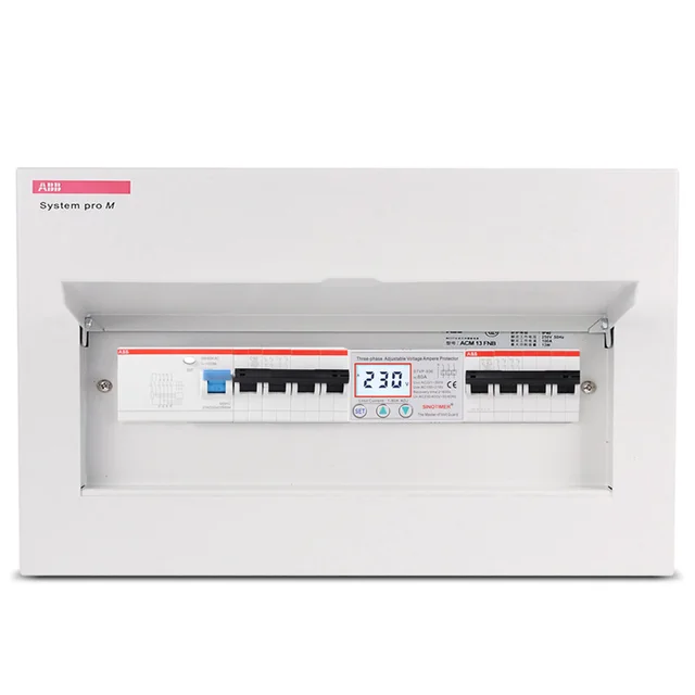 Relais de Tension triphasé 3P + N voltmètre ampèremètre sur et sous Tension  Moniteur Relais Protecteur Ajuster Courant surtension Rail din (Size : 63A  with N 3X230V) : : Commerce, Industrie et Science