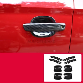 

Carbon Fiber Door Bowl Handle Cover Trim Paste Outside Decoration Sticker For Audi A3 2014 2015 2016 2017 2018 2019 Car Styling
