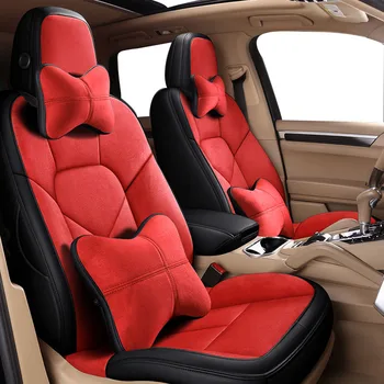 

kokololee Custom Leather car seat covers For Hyundai Sonata Elantra Tucson i30 IX35 IX25 MISTRA Verna SantaFe ENCINO seat cars