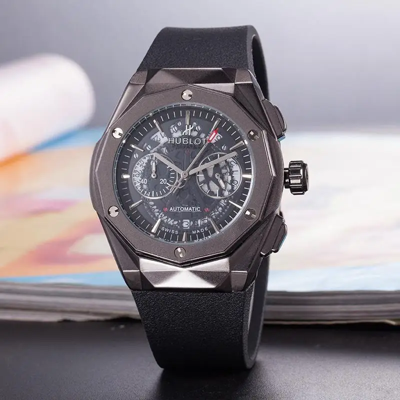 

2019 Watch Luxury Mens watches quartz stopwatch all function all pointers work HUBLOT watch waterproof man women