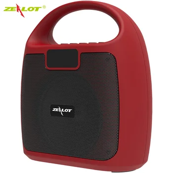 

ZEALOT S42 SoundBox Touch Control Bluetooth Speaker 2*5W Portable Wireless Speakers Stereo Sound Box with AUX FM Radio