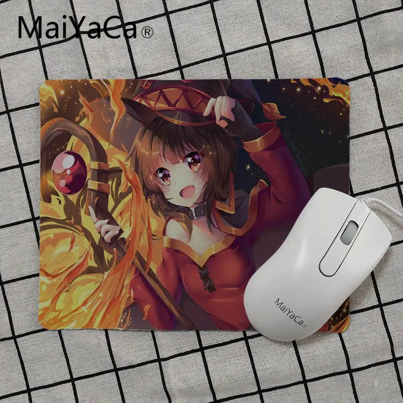 MaiYaCa Megumin Mahou Shoujo аниме девочки маленький Аниме Коврик для мыши ПК компьютерный Коврик противоскользящий ноутбук ПК коврик для мышки игровой коврик