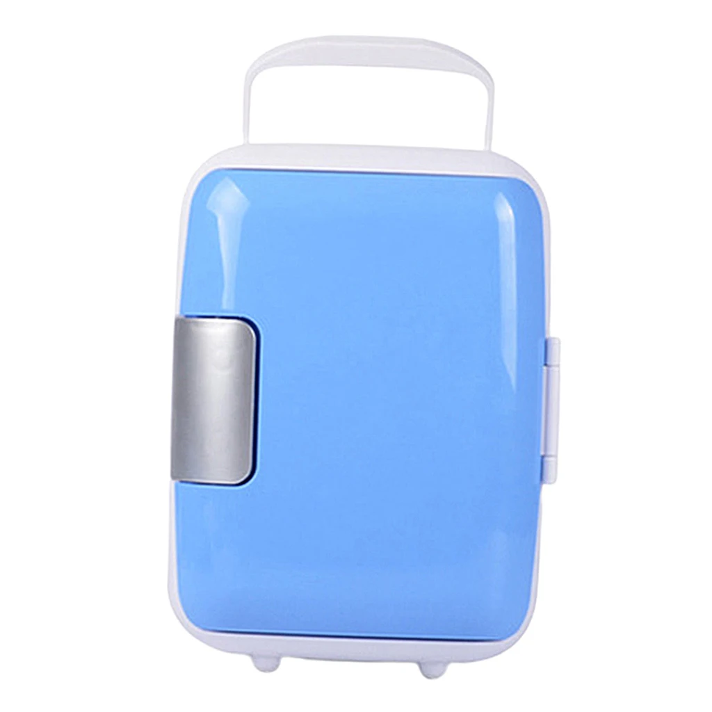 4L Mini Fridge Cooler and Warmer Car Refrigerator Food Drink Milk Skincare Storage Fridge for Car Travel Dorm Camping, 12v
