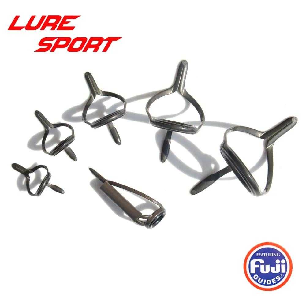 LureSport FUJI guide 6 шт. в комплекте BCMNAT bcmног литой верх и направляющий Набор для удилища