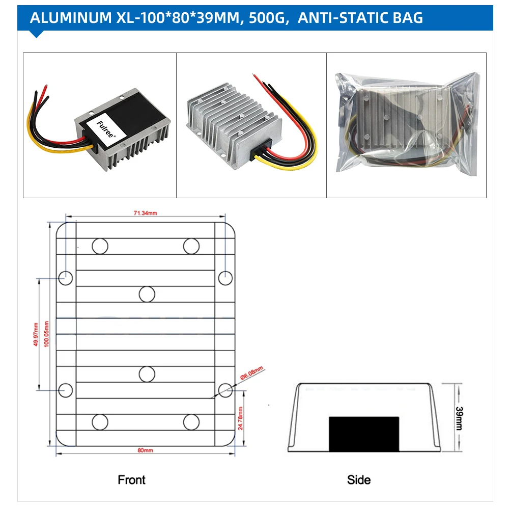 Kaufe 12V/24V zu 5V 10A 50W DC-DC Wandler Regler Auto Step Down