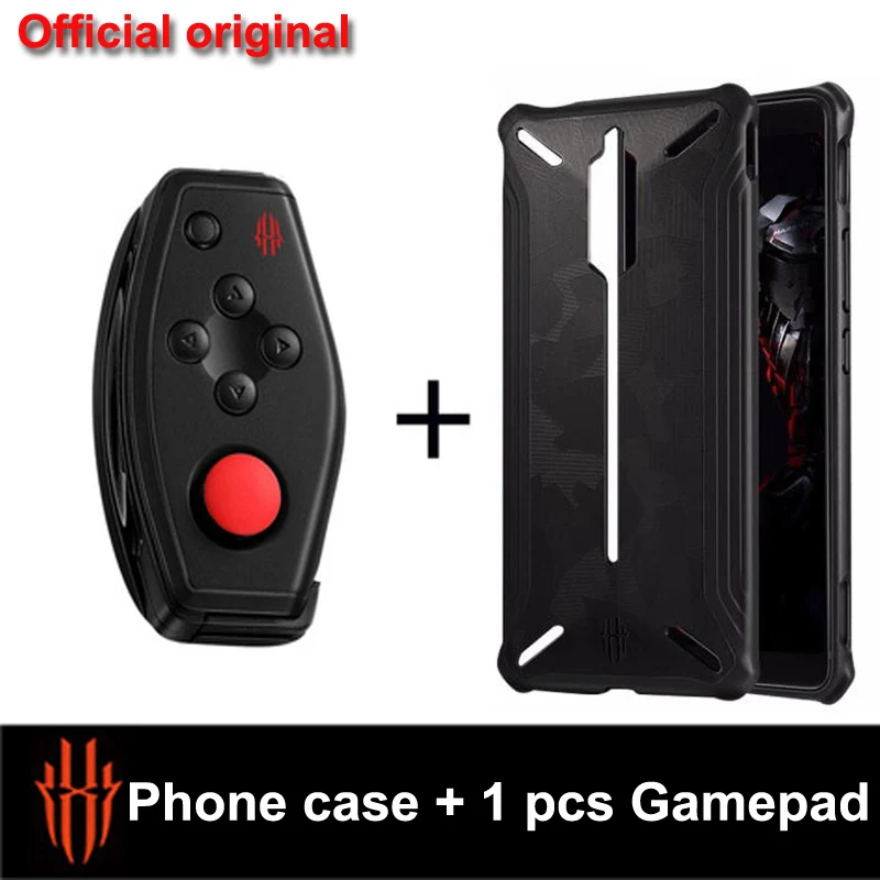 Gamepad with Case Bluetooth беспроводной геймпад для Nubia Red Magic Mars NX619J PUBG игровой контроллер Джойстик для телефона с одной ручкой чехол - Color: Gamepad with Case