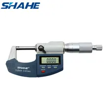 SHAHE Digitale Mikrometer 0,001mm 0-25mm Elektronische Außerhalb Mikrometer Mit Skala Linie Mikrometer-Mess Werkzeug