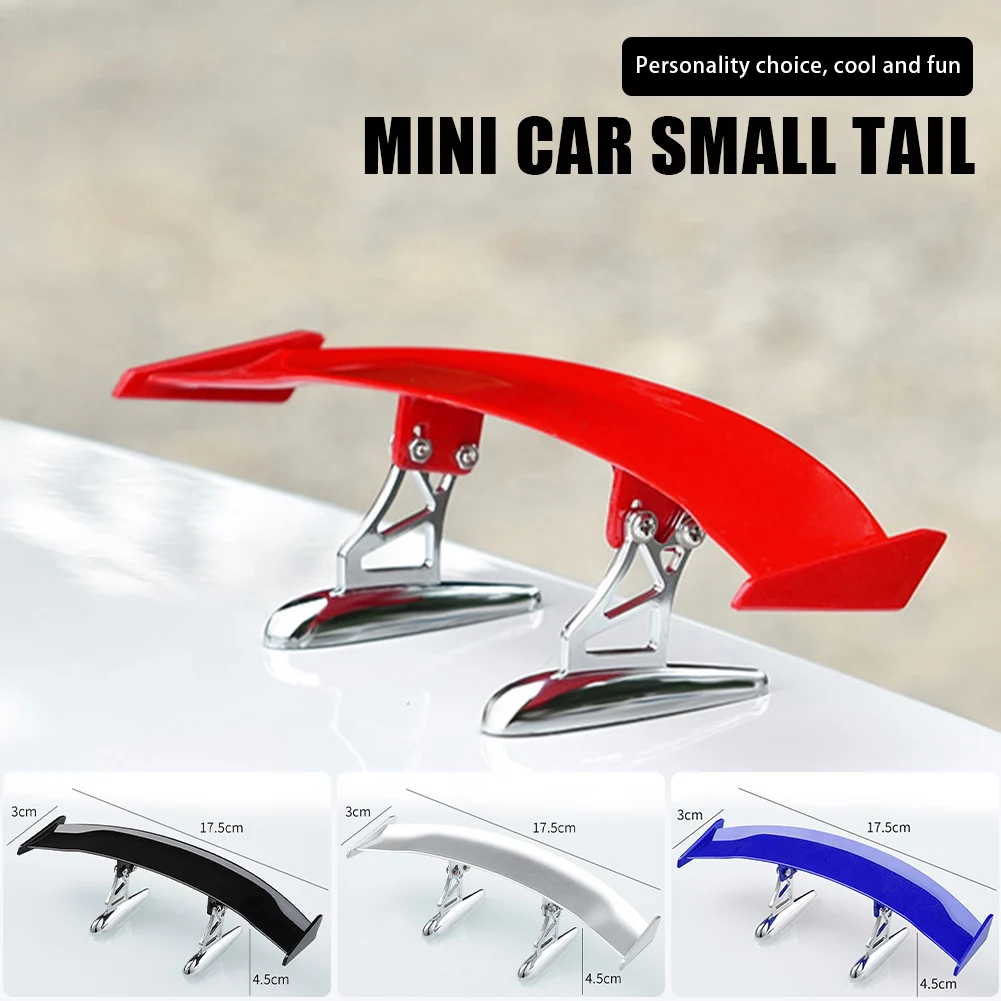Universal Car Mini Spoiler Rear Trunk Racing Spoiler Wing Adjustable