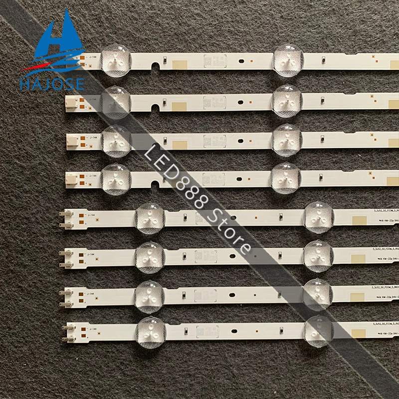 LED Backlight Strip For 50" Samsung UN50M5300AF TV - 10 Lamp Replacement Kit