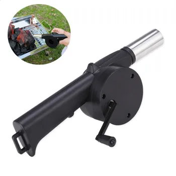 

Powerful Outdoor Barbecue Fan Hand-cranked Air Blower Portable BBQ Grill Fire Bellows Tools Picnic Camping Accessories