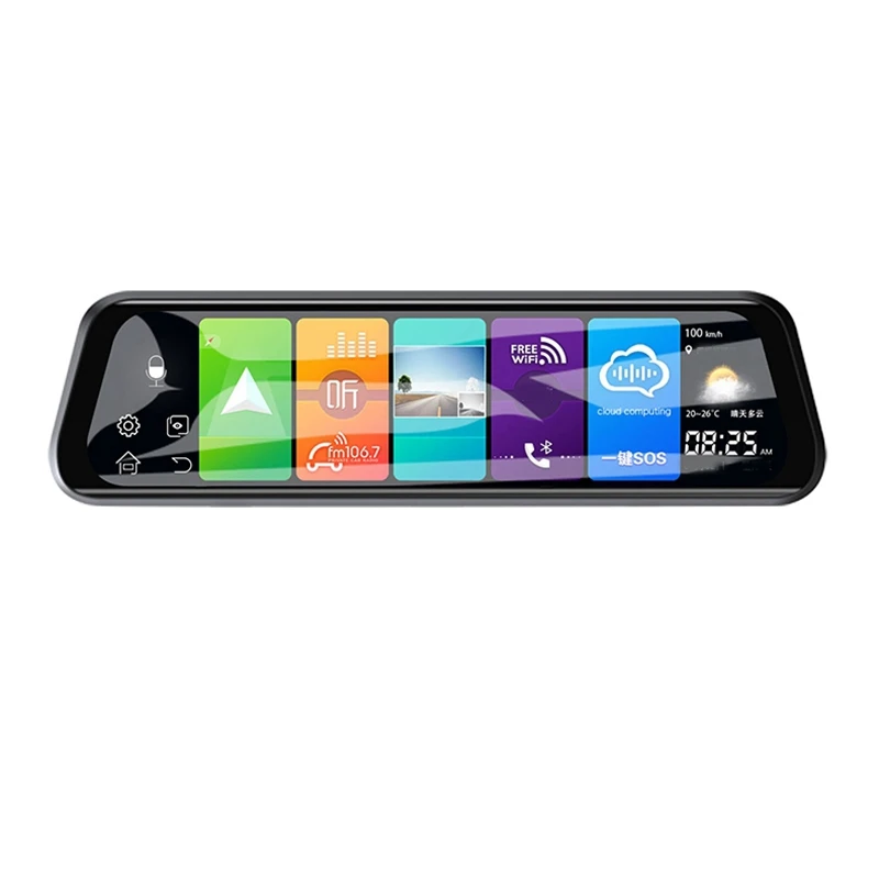 Car Dvr Camera 4G ADAS Car Dvr Android Stream Media Rear View Mirror FHD 1080P WiFi 10 Inch GPS Video Recorder