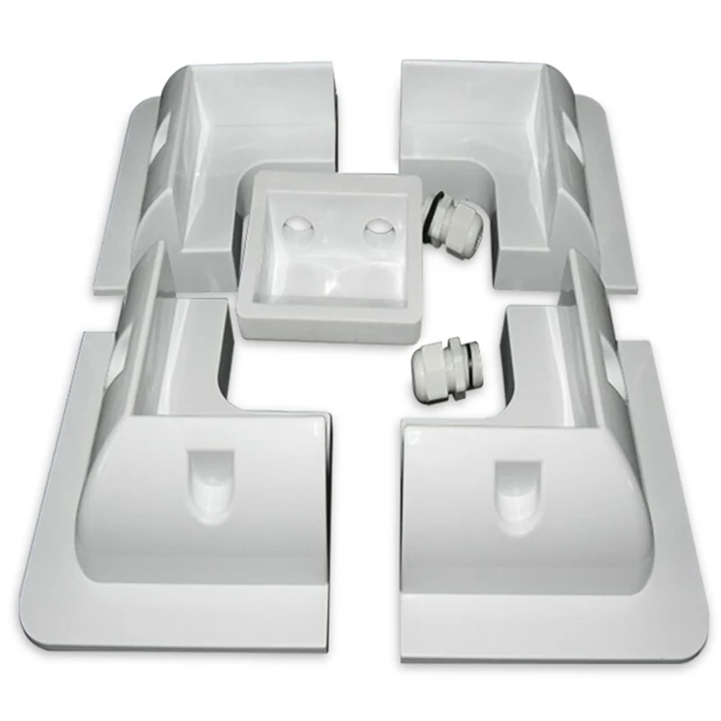 

5Pcs/Set Frame Solar Module Corner Mounting ABS Bracket Kit Motorhome Caravan RV Boat Solar Panel Stand