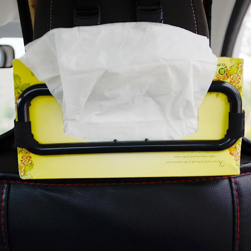 

Universal Car Sun Visor Tissue Box Holder PU Leather Tissue Box Cover Case for Paper Auto Organizer Accessories
