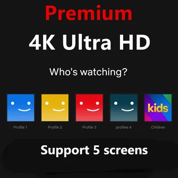 

Netflix account Elite Netflix premium 1 Year Subscrips Ultra 4K 5 Screens Smart TV Android tv sticks laptop PC earphones