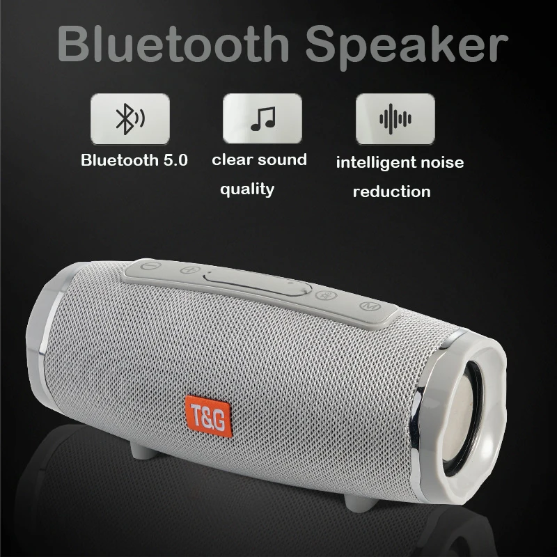 Портативный динамик Bluetooth TG145 открытый беспроводной Мини колонка 3D10W стерео