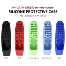 Capa protetora de silicone para lg AN-MR600 AN-MR650 AN-MR18BA mr19ba controle remoto, à prova de choque e à prova de poeira