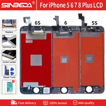 

Original Quality LCD For iPhone 5 5S 6 6S 7 8 Plus LCD Display With 3D Force Touch Screen Digitizer Assembly For iPhone 5 6S LCD