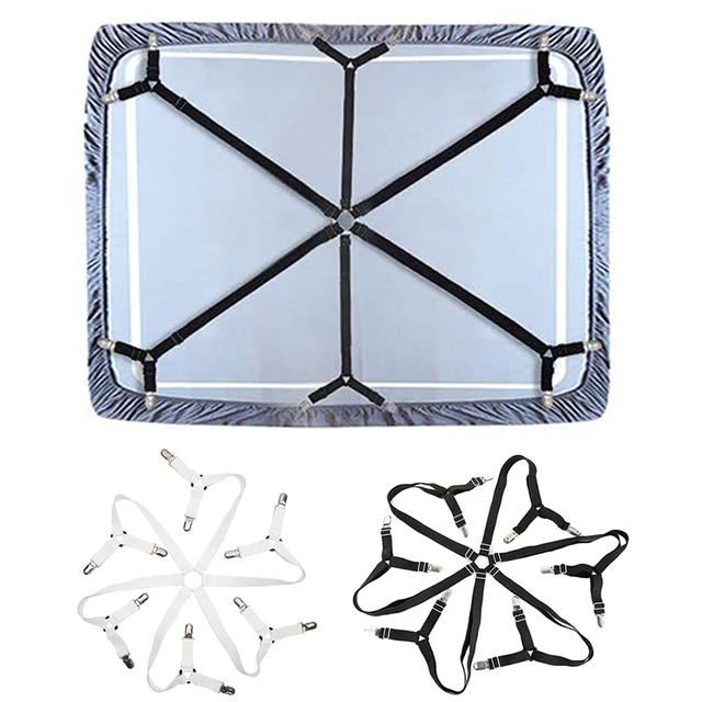 12 Klip Rögzített Tartó Állítható Rugalmas Ágynemű Matrac Kötőelemek Borító Takaró Megfogók Rögzítve A Csúszás Nélküli Hevedert - Image 3