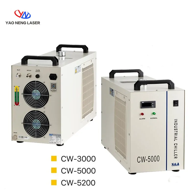CW3000 промышленный воздушный охладитель воды для CO2 лазерной гравировки резки