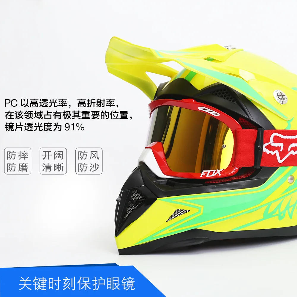 

America Fox Motorcycle Downhill Off-road Goggles MX Mountain Bike Riding Eye-protection Goggles Air Space Glasses