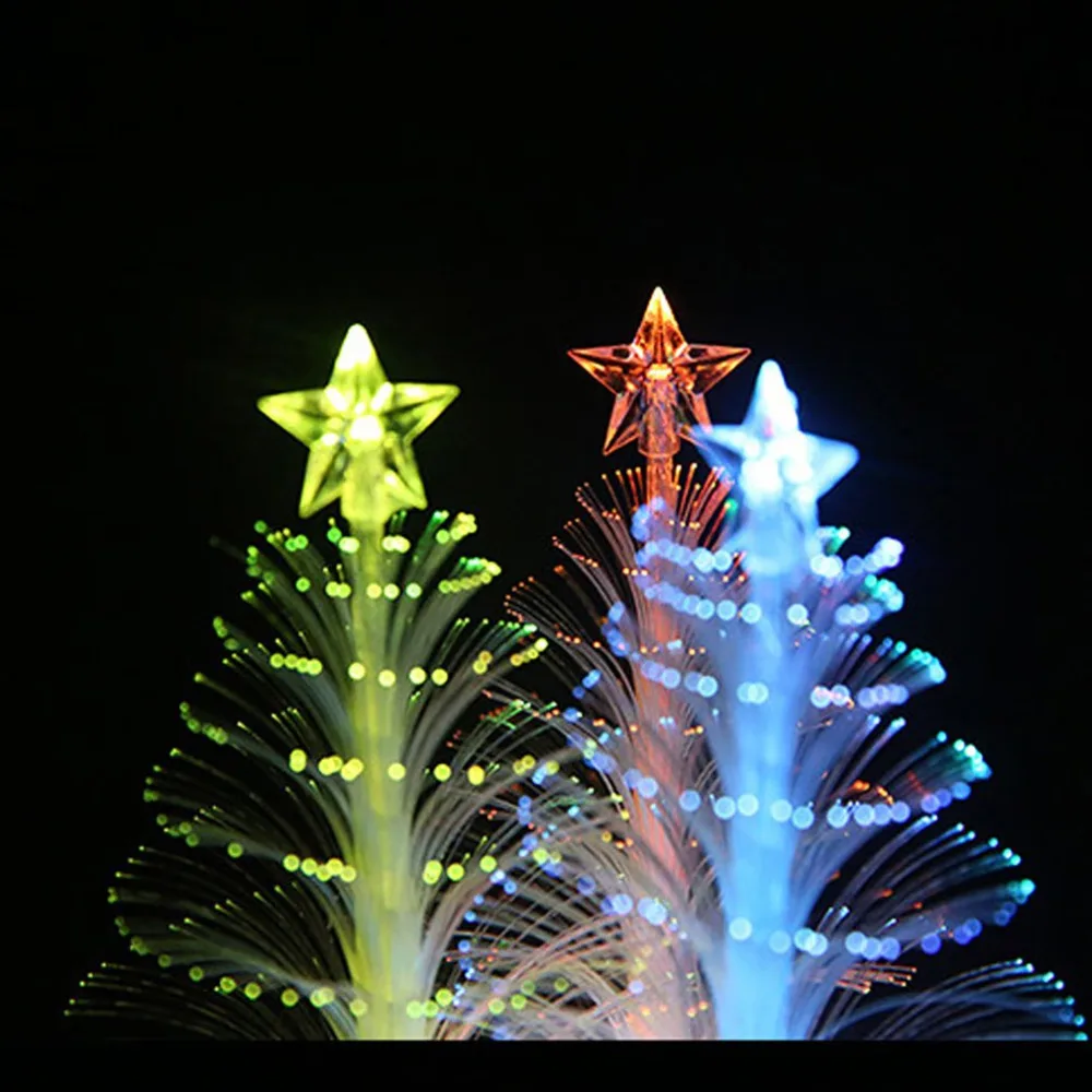 Christmas Tree Night light Romantic Gift Colorful Fiber Optic Christmas Creative Colorful Flash Hot Wholesale