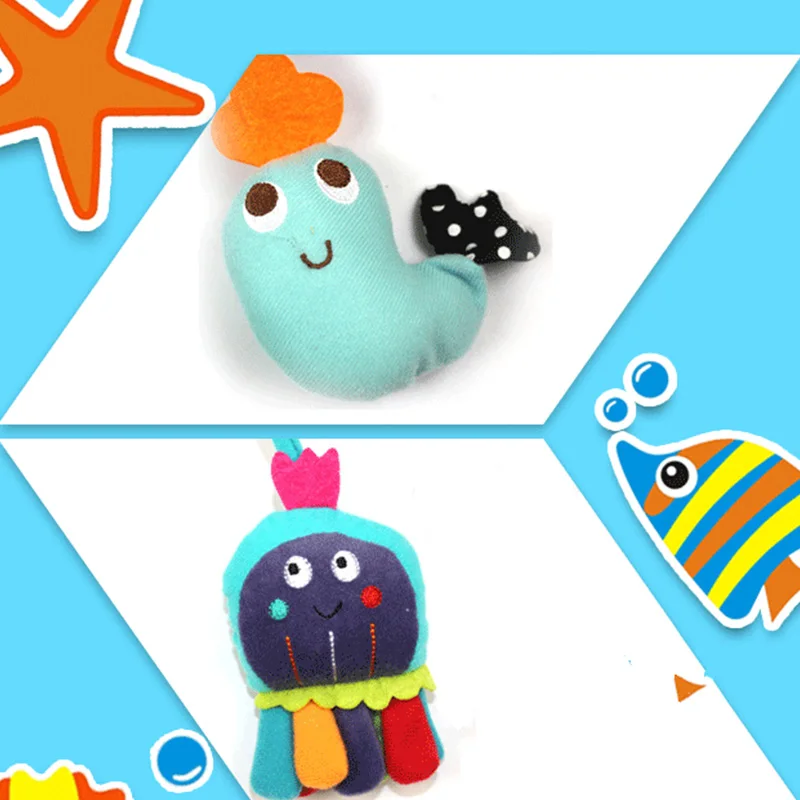 Колыбели погремушка Babyplay детский колокольчик многофункциональная плюшевая игрушечная коляска мобильные подарки Младенческая дорожная арка