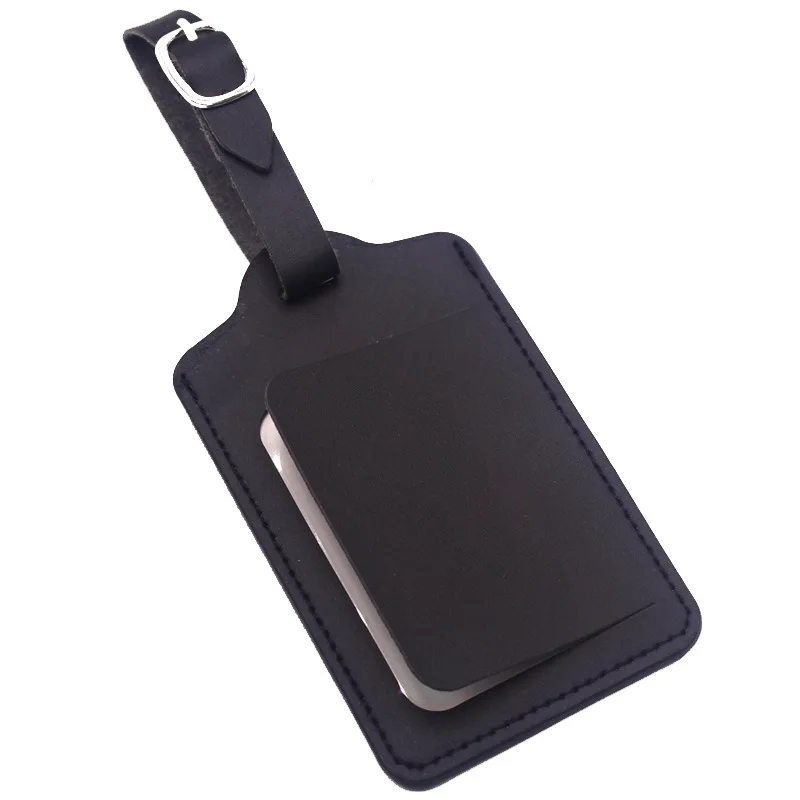 Fashion Leather Luggage Tag Travel Accessories Women Men Portable Label Suitcase ID Address Holder Baggage Boarding Gift 8 Hab8551ea153647a1b687d954daa26c2fG