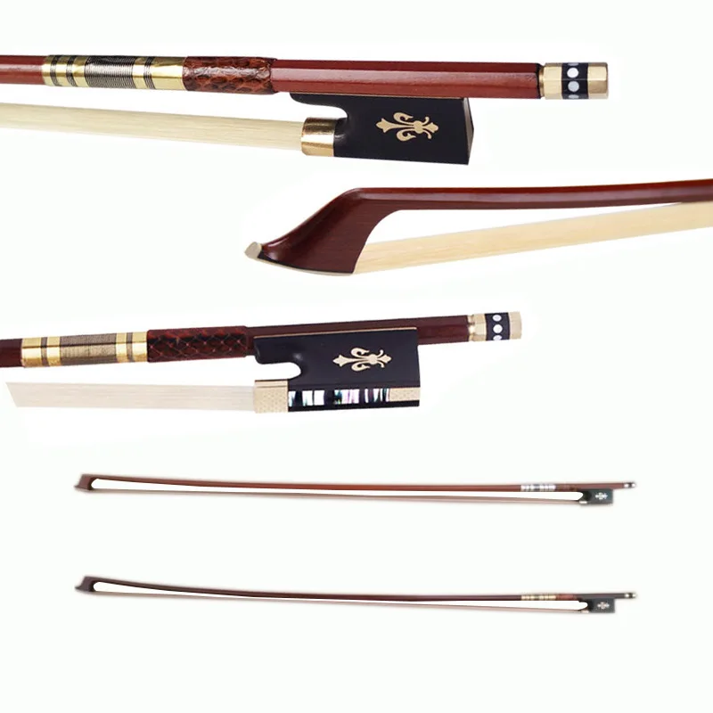 

Brazil Hematoxylin Mid-Range Violin Octagonal Bow Rod Piano Saw Bow Ebony Parquet Parquet Fish-Eye Tail Library Grading Test