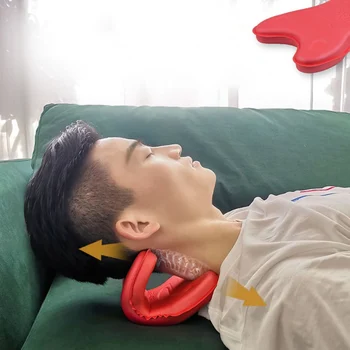 

Single Office Cervical Spine Massage Pillow Cervical Spine Pillow Stretching Massager Traction Orthotics Alleviating Pillow -