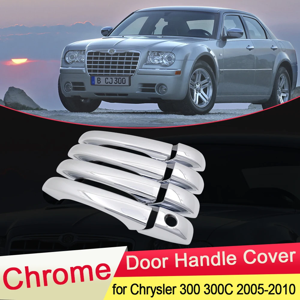 Для Chrysler 300 300C 2005 2006 2007 2008 2009 2010 MK1 Роскошная хромированная дверная ручка Крышка