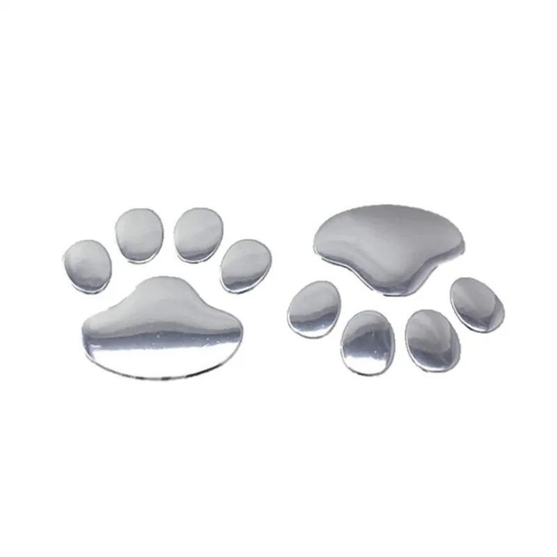 Car Sticker Cool Design Paw3D Animal Foot Prints Footprint for Toyota corolla rav4 camry prius hilux avensis Silver Gold Red | Автомобили